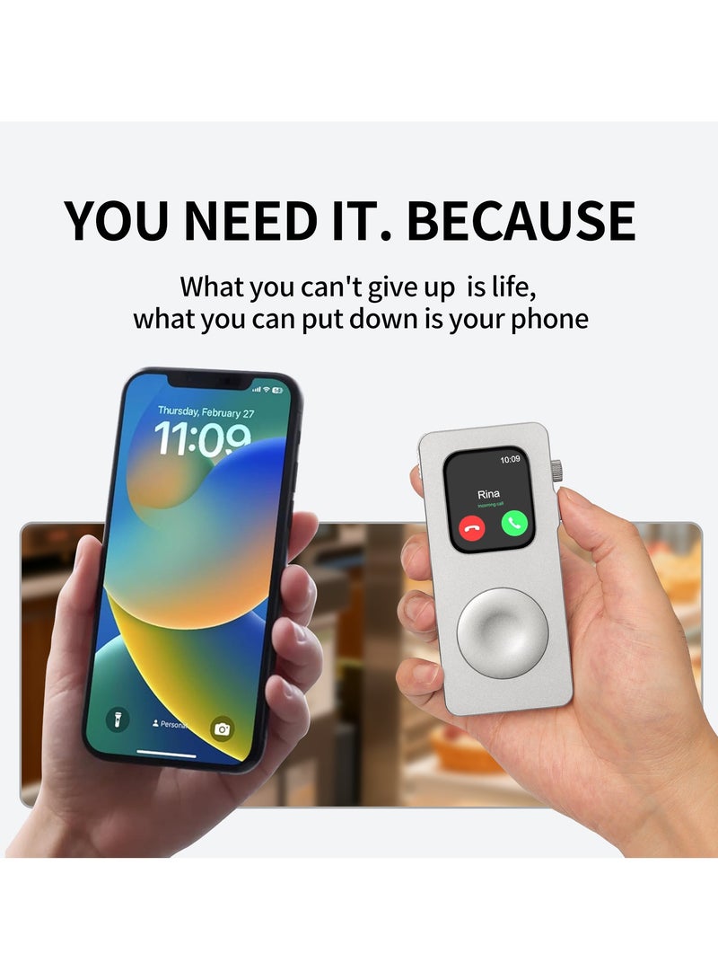 متوافق مع Apple Watch مقاس 46 مم (السلسلة 11/10)، غطاء حماية معدني بتصميم كلاسيكي على طراز Pod مع ملاءمة دقيقة، تحكم دوّار بالموسيقى وشحن مغناطيسي سريع، غطاء تعديل للساعة الذكية - Image 3